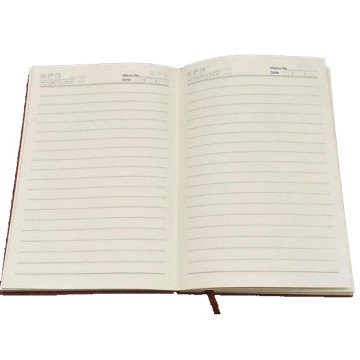A5 PU leather Lined Notebook